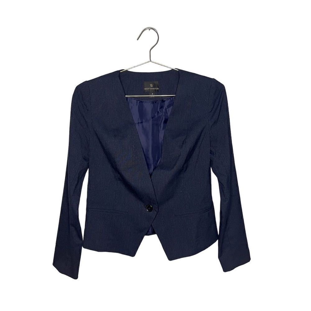 Worthington Pinstripe Blazer  